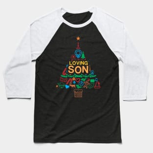 Terrific Grandson Gift - Xmas Tree 2 - Christmas Baseball T-Shirt